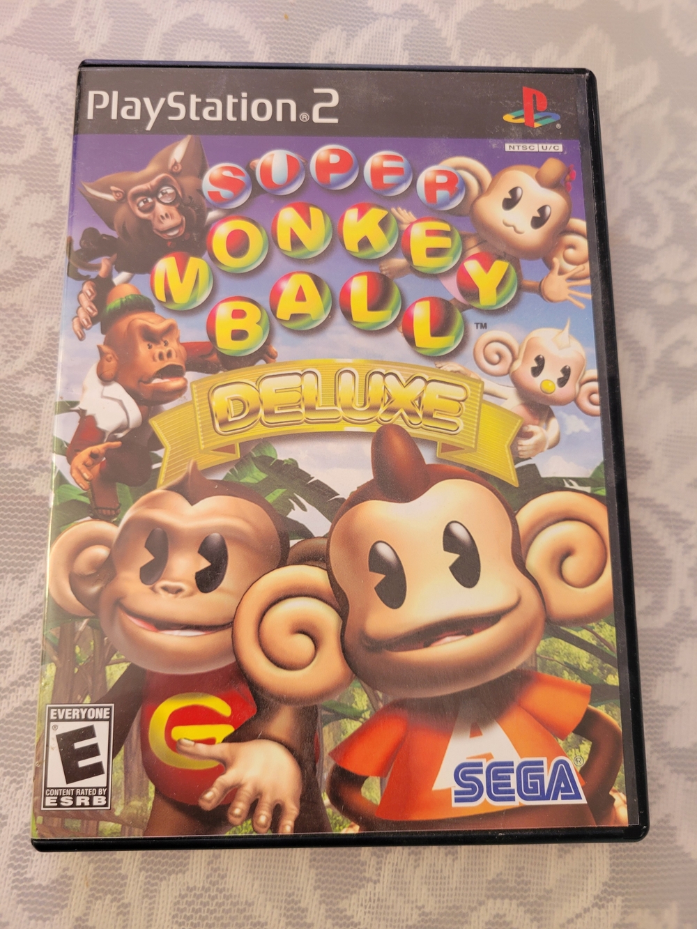 Super Monkey Ball Deluxe (PlayStation 2) - SEGA - Perfect Condition
